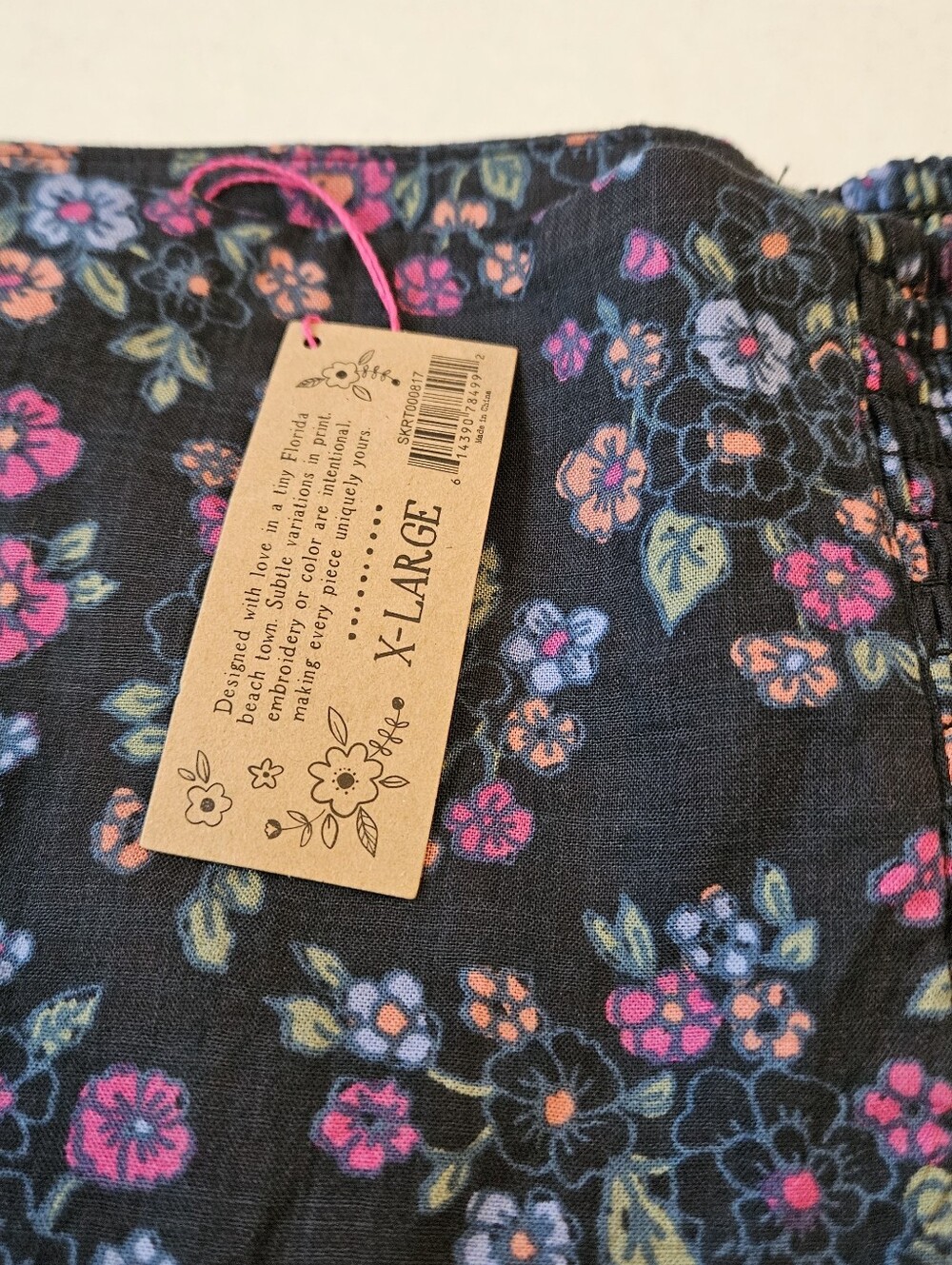 NWT Natural life Feeling Alive Convertible Maxi Skirt/Dress Boho Ditsy Floral XL - Picture 7 of 16